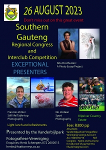 Suid Gauteng Interklub Kongress 2023